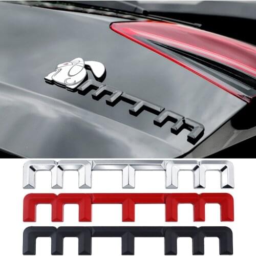 MTM Letters Logo Trunk Sticker For Volkswagen Audi Skoda Seat Tiguan Touareg CC Q7 RS5 RS4 RS6 RS7 TT TTS Exeo Super Accessories