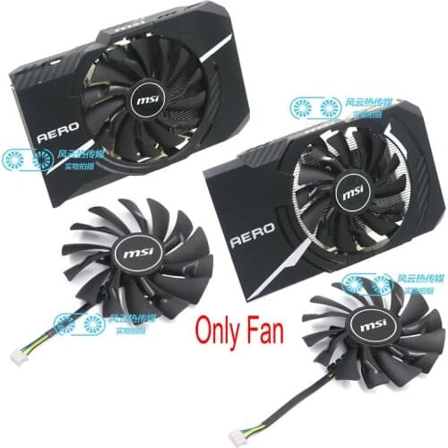 New Original for MSI GTX1060 GTX1070 AERO ITX Graphics Video Card Cooling Fan PLD10010S12HH PLD09210S12HH