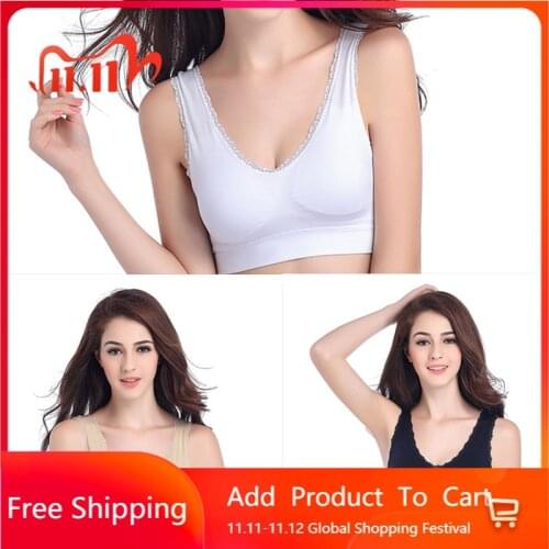Sexy Women Push Up Wireless Bra Women Plus Size Lace Bralette Seamless Underwear Lingerie Padded Wire Free Bras 3pcs/set