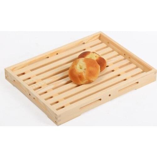 Pine Baked Bread Tray Baking Tray Eco-friendly Pastry Tools Square Fruit Pizza Tea Plate Multi-function Walnut Cake Bread 1pcs