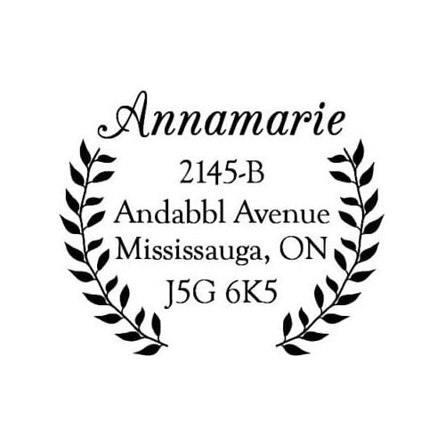 Custom address with wreath Embosser Stamp,Personalized Wedding steel embosser,stamp,wedding logo seal, design your own logo