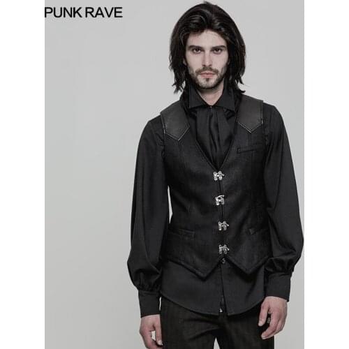 Мужские жилеты PUNK RAVE China At AliExpress
