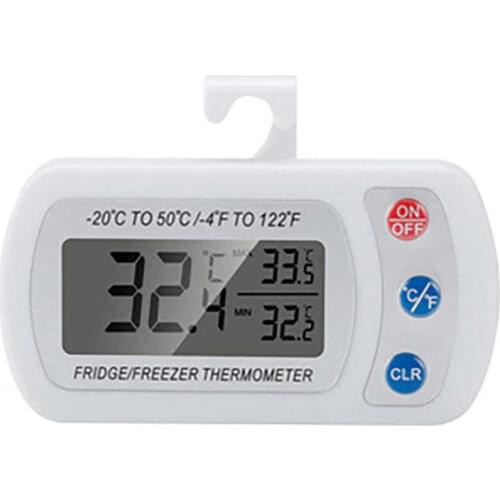 TS-BY53 Waterproof Refrigerator Thermometer with Digital Display Hook Electronic Thermometer Newstyle