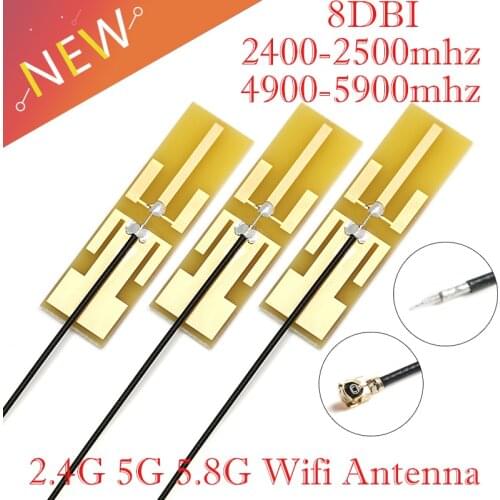8DBI 2.4G 5G 5.8G WIFI built in PCB antenna Wifi antenna IPEX interface dual band omnidirecational IPEX/U.FL connector
