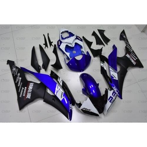 YZF R6 2008 - 2015 Plastic Fairings for YAMAHA YZFR6 2015 Fairings YZF600 R6 14 15 Blue Black Abs Fairing