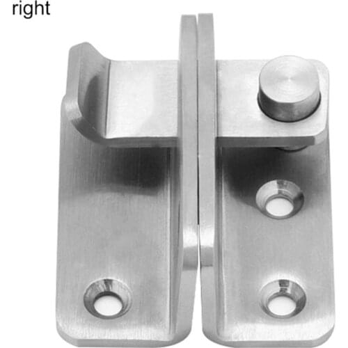 Stainless steel security wooden door latch buckle lock lock left and right open door lock hardware furniture accessories