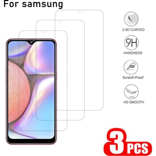 3PCS Safety Glass For Samsung A30 A40S A30S Screen Protector on For Samsung A30 A40S A30 9H Tempered Glass