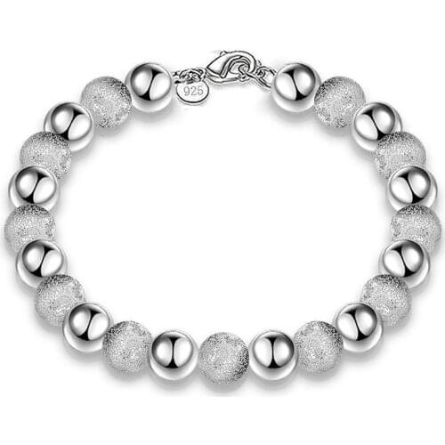 Charms Bracelet Bracelets & Bangles For Women Silver color plated Jewelry Femme Bileklik Pulseira Feminina Pulseras D291