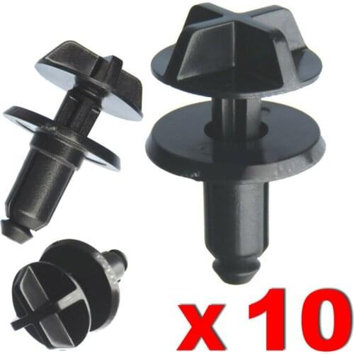 10Pcs/pack For Range Rover Discovery Evoque Battery Cover Air Intake Trim Plastic Clips Auto Fastener Accessories