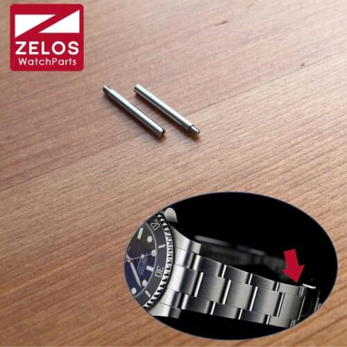 2pieces/set short watch Screw tube For RLX oyster Perpetual Sub mariner watch steel band connect watch buckle screw rod 116610