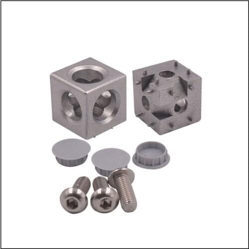 3030 three-way right angle connector 3d printer accessories