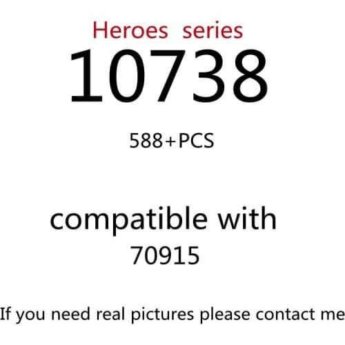 588PCS 10738 Building Block Toy Creative Series 70915 Assembled Building Block Childrens Toy Gifts