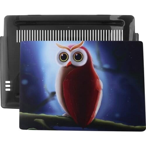 Laptop Case 3D Printing Case Cartoon Case Suitable for HUAWEI Matebook Light Weight Laptop Case(Owl)