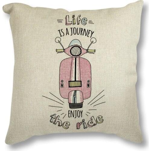 Cartoon Girl Flamingo Poster Print Cushion Cover for Sofa Home Decor Nordic Style Throw Pillow case Decorative pillowcase 45x45