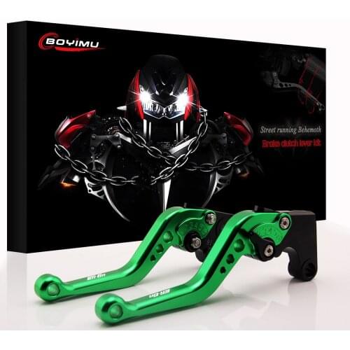 For Kawasaki ER-6N ER6N ER 6N 2006-2008 Motorcycle Accessories Brake Clutch Levers Gray Logo ER6N