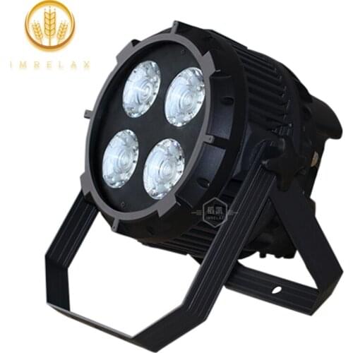 IMRELAX Waterproof 4x50W LED Audience Par Light Cold and Warm White for Outdoor Event Stage Wedding Music Festival