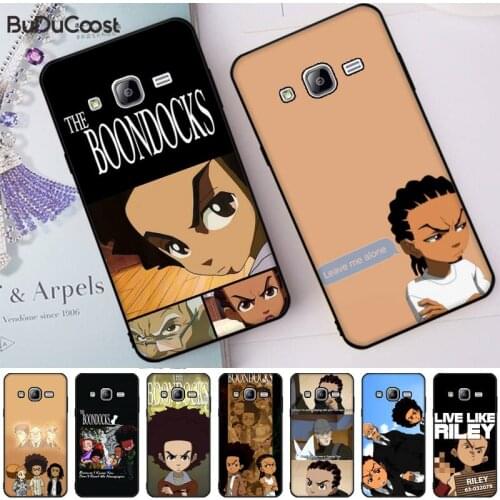 The Boondocks Huey And Riley Black Phone Case Hull For Samsung Galaxy J7 J6 J8 J4 J4Plus J7 DUO J7NEO J2 J7 Prime