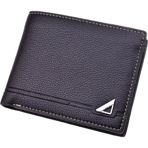 Men wallets small carteira slim designer porte photo short leather wallet brand carteira pequena billetera hombre purse portfel