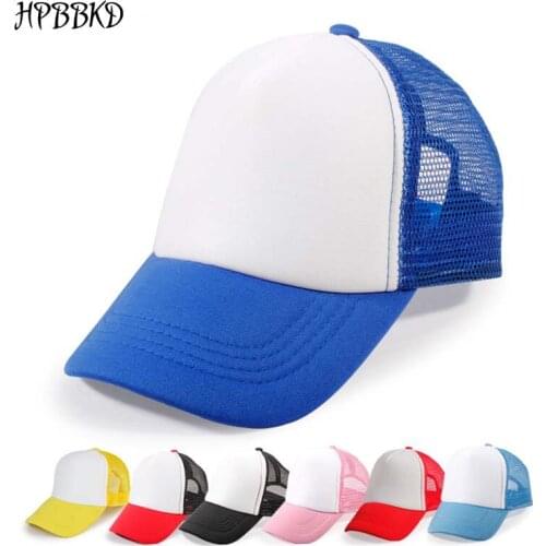 2020 New Baby Boy Hat Colourful Kids Snapback Baseball Cap For Girl Children Sport Hip-hop Adjustable Sun Cap XH-047