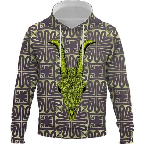 New hot Abstract animal 3D Print Sweatshirts Sheep head Men/women hoodie brand design harajuku pullover Autumn And Winter Hoodie