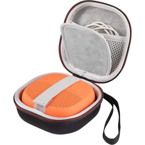 New Hard Cover Case for Bose SoundLink Micro Bluetooth Wireless Speaker -Fits for Plug&Cables Pouch Box Storage Strap Zipper Bag