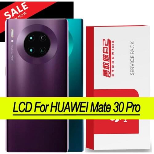 Original Back Housing Replacement for Huawei Mate 30 Pro Back Cover Battery Glass with Camera Lens adhesive Sticker