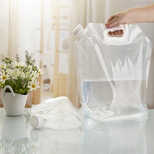 5L /10L Portable Folding Water Storage Lifting Bag Camping Hiking Camping Survival Barbecue Tool