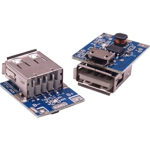 5V Boost Step Up Power Module Lithium LiPo Battery Charging Protection Board LED Display USB for DIY Charger 134N3P Program
