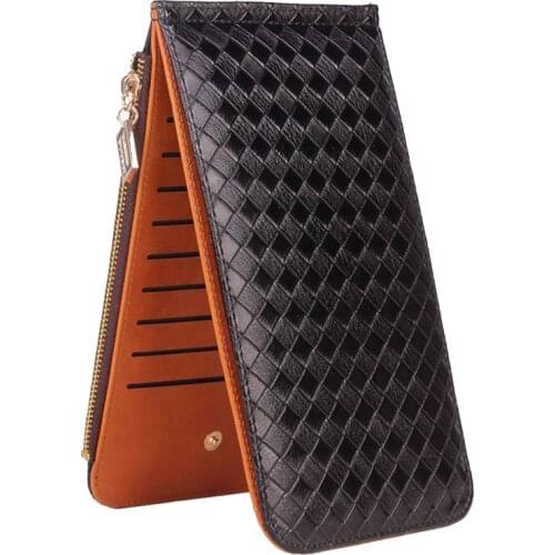 Luxury Women Long section Card holder Men Fashion Multifunction Card Cover Purse PU Leather housekeeper Card Wallet Case