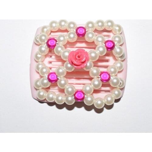 Rose beads small size magic comb 20 pcs/lot beautiful comb Easy to Use for young&old