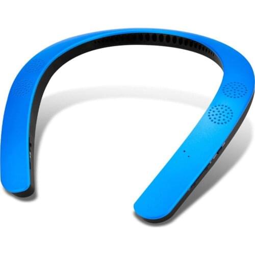 SEGOSEBY Neckband Portable Bluetooth Speakers Wireless Speaker Ultra-Long Battery Life 3D Sound Waterproof For Sport Game