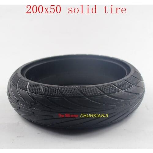 Super 8 Inch 200x50 Front/rear Scooter Solid Tire For Xiaomi Ninebot ES1 ES2 Electric Scooter Kickscooter Skateboard
