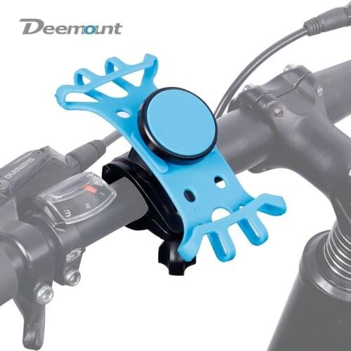 Universal Magnetic Bicycle & Motorcycle Handlebar Phone Holder for Cell Phones & GPS Fast Swift-Snap Holder Angle Adjust Rack
