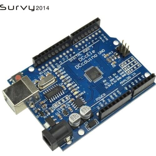 High quality One set UNO R3 MEGA328P for Arduino UNO R3 ATMEGA328P-AU Development board