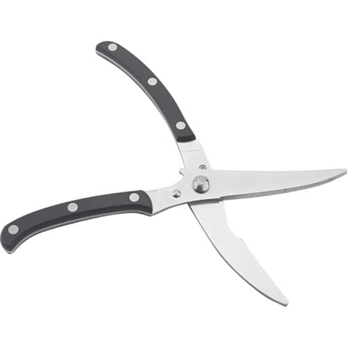 Premium Scissors Heavy Duty Spring Loaded Stainless Steel Kitchen Poultry and Bone Shears
