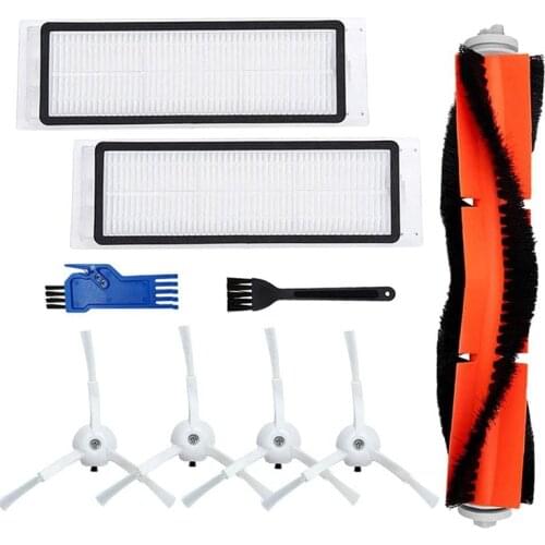 Replacement Parts Accessories for Roborock-S5 E20 E25 E35 C10 S50 Xiaomi Mijia Vacuum Cleaner Kit, Main Brush Filters