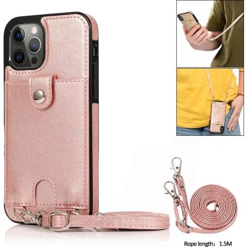 Lady Shoulderbag Crossbody Case For iPhone 12 Mini 11 Pro Max SE 2020 Leather Wallet Back Cover For iPhone 12 Pro Max Phone Case