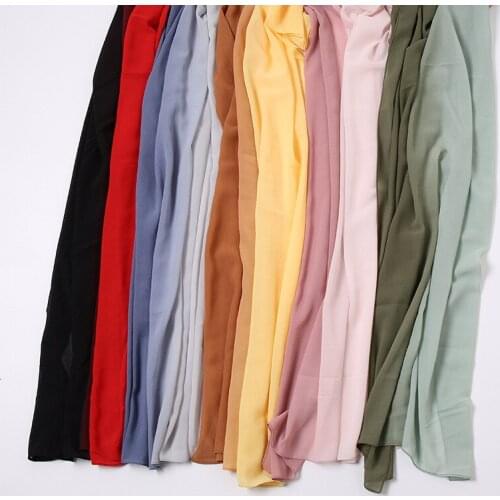 2020 Women Ombre Pattern Chiffion Scarf Shawls Wraps Hijabs 15Colors 10pcs/lot