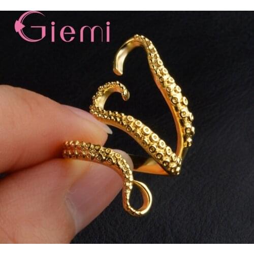 Special 925 Sterling Silver Personal and Cool Shape Cubic Zirconia Rings For Fashion Women Ladies Present Jewelry