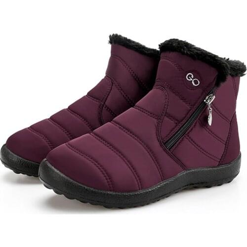 Winter Boots Ladies Shoes 2021 Fashion Snow Boots Women Shoes Keep Warm Woman Plush Insole Botas Mujer Waterproof Women Boots