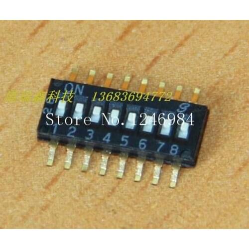 [SA]1.27 pitch 16-pin DIP switch 8 SMD DIP switch DIP switch--50pcs/lot