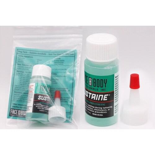 2 pcs Professional Sustainine Face and Body Blue Gel Semi Permanent Makeup During Procedure Assistance 35ml