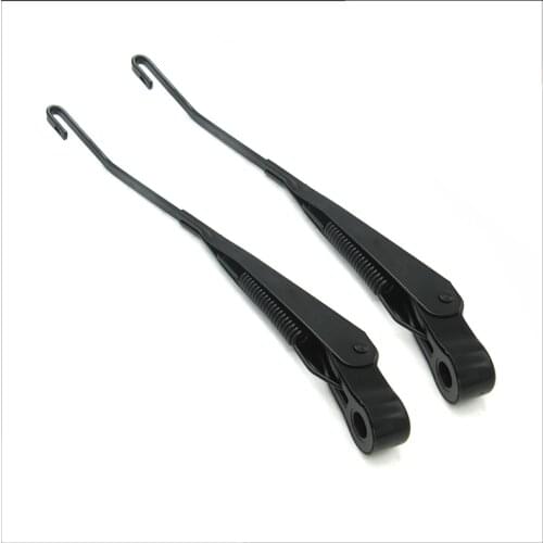 2X Car Front Windscreen Windshield Wiper Arm for Land Rover Defender LHD All Model 02-16 Black Autopart Accessories DKB000051