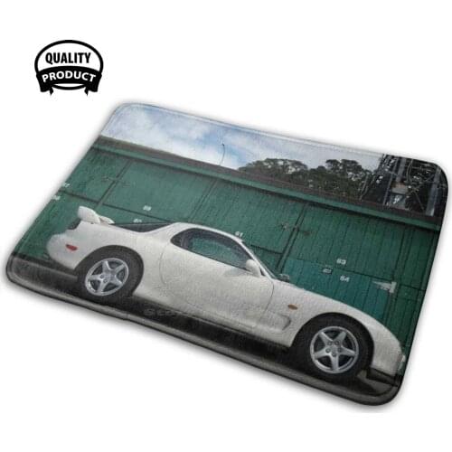 Rx-7 Side View Soft Interesting Room Goods Rug Carpet Mazda Rx7 Rotary Engine Rotaries 13B 13B Rew Turbo Sports Cars Wankel Jdm