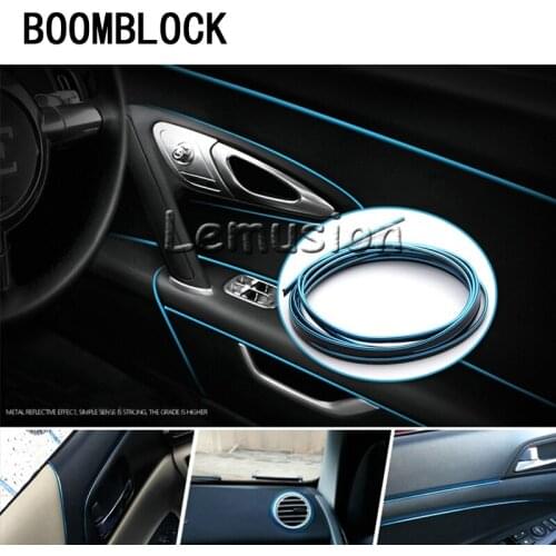 BOOMBLOCK Interior Decoration Moulding For Opel Astra H J G Insignia Mokka Corsa D Vectra C Zafira Meriva Seat Leon Ibiza Altea