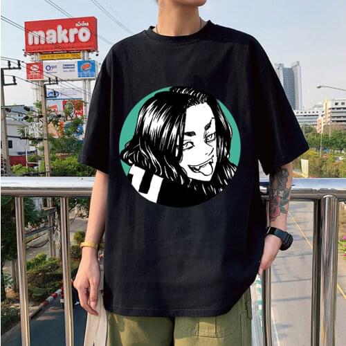 2021 Manga T-shirts Tokyo Revengers Japan Anime Cosplay Costume Men Women Harajuku Pattern Print Korean Style Breathable T-shirt