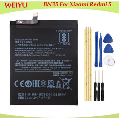 JRZ Xiaomi Redmi 5 Phone Batteries