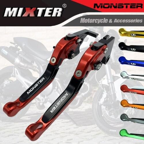 Motorcycle Aluminum Accessories CNC Handle Brake Clutch Levers For DUCATI MONSTER ST2 M 400 600 620 750 919 796 696 M600 ST4