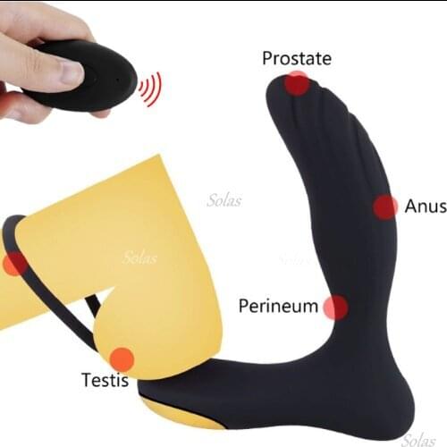Male G-Spot Anal Plug Vibrator Anal Sex Toy Prostate Massager Charging Vibration Penis Ring Anal Sex Masturbation Adult Products