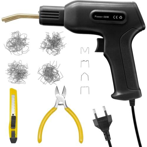 50W Plastic Welder Garage Hot Staplers Handheld PVC Plastic Welding Machine Car Bumper Repairing Tool